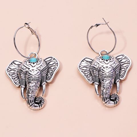 Elephant Alloy Earrings