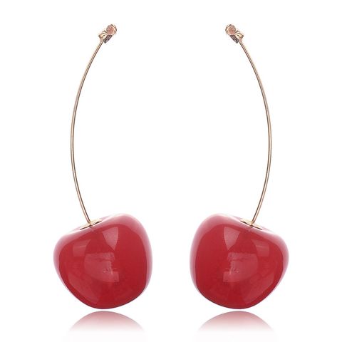Sweet And Cute Cherry Earrings