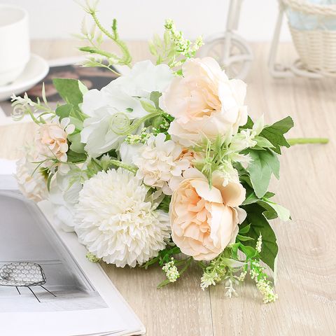 Peony Simulation Flowers Fake Bouquet Home Decorative Floral Ornaments