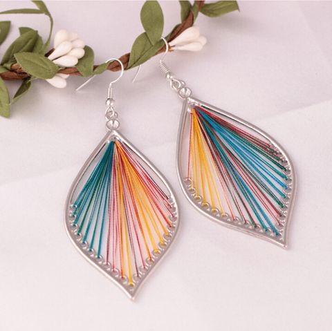 Ethnic Style Geometric Plating Alloy No Inlaid Earrings