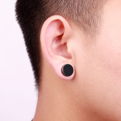 Simple Style Geometric Plating Metal Earrings Ear Studs