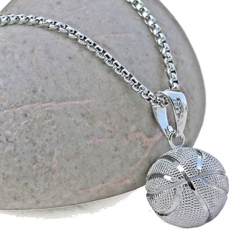 Fashion Jewelry Basketball Necklace