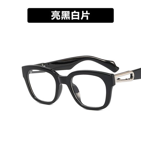 New Back-shaped Buckle Decoration  Small Square Frame Sunglasses