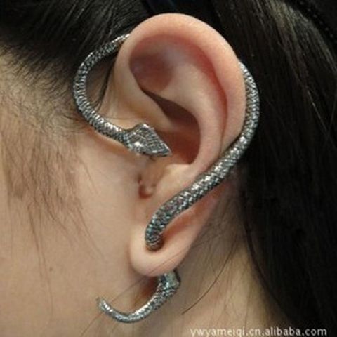 Fashion Women Snake Shaped Ear Cuff Clip Earrings Alloy Alloyen Nhdp136116