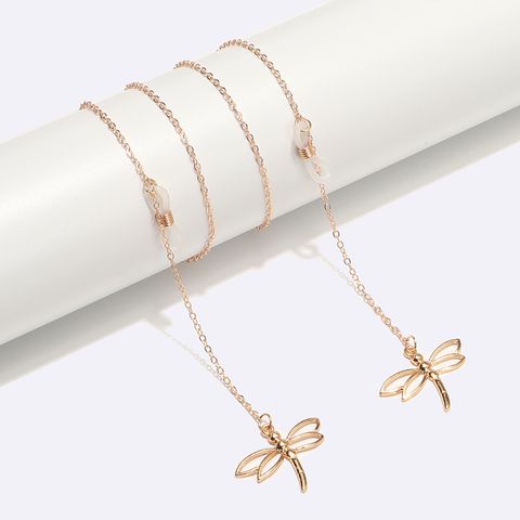 Fashion Glasses Chain Hollow Dragonfly Pendant  Glasses Chain