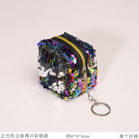 New Cute Pendant Three-dimensional Solid Color Zipper Change Purse