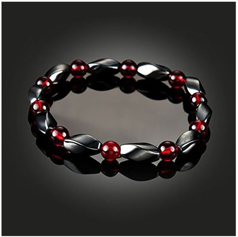 Fashion Hematite Gemstone Beaded New Hand-woven Magnet Bracelet