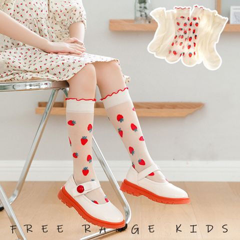Wholesale Accessories Children's Strawberry Silk Socks Nihaojewelry