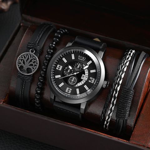 Sports Pu Leather Alloy Men's Watches