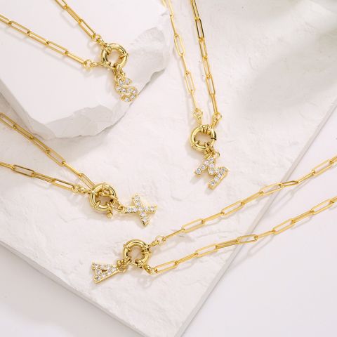 Wholesale Fashion Geometric Copper Necklace