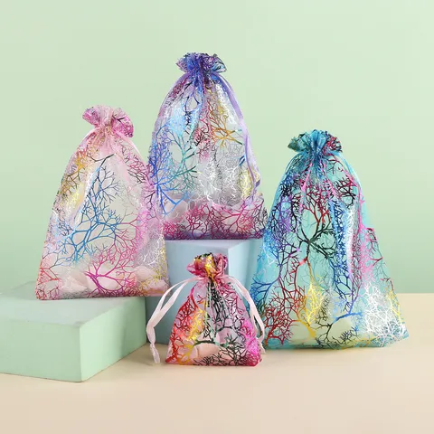 Mode Fissure Organza Sacs D'emballage Bijoux