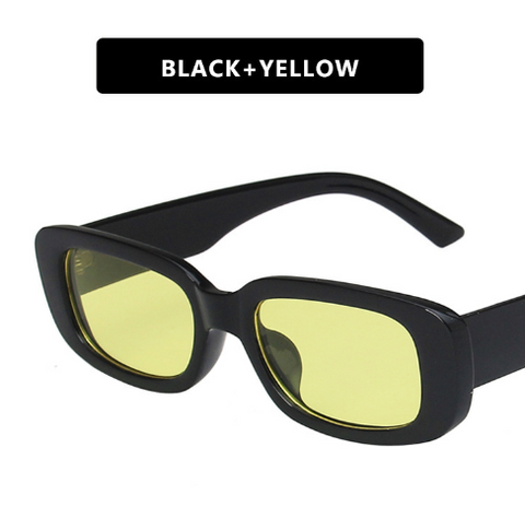 Elegant Hip-hop Retro Resin Square Full Frame Women's Sunglasses