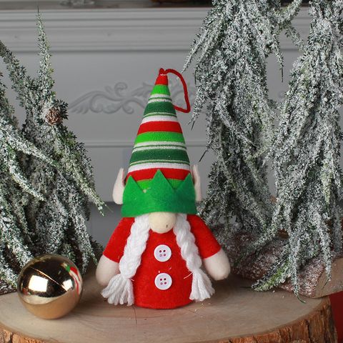 Cute Christmas Tree Decoration Luminous Elf Doll Pendant Window Hanger