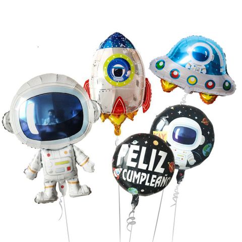 Large Astronaut 18-inch Spaceman-shaped Aluminum Foil Balloon Birthday Party Decorative