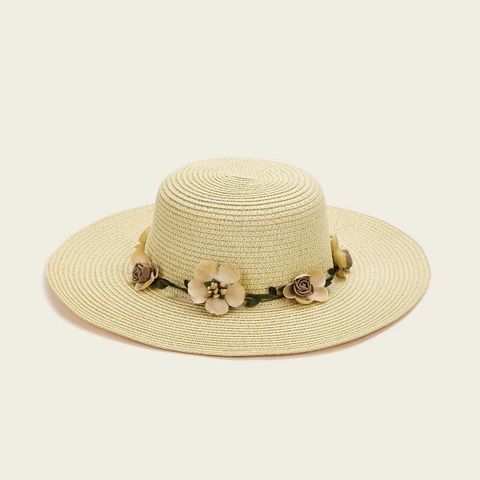 Nuevo Sombrero De Paja De Ala Grande De Verano De Protección Solar De Playa