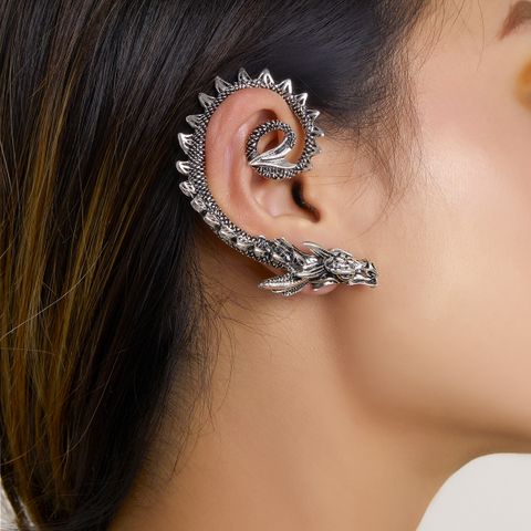 Fashion Geometric Alloy Plating Artificial Pearls Rhinestones Ear Clips 1 Piece