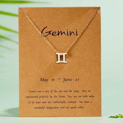Fashion Constellation Alloy Plating Women's Necklace