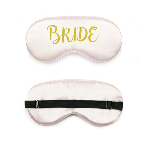 Bride And Bridesmaid Artificial Silk Eye Shield Adjustable Elastic Wedding Game Bridesmaid Gift