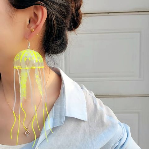 Novelty Geometric Tassel Silica Gel Earrings