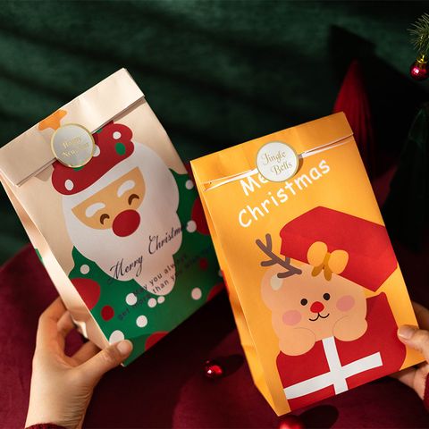 New Christmas Paper Gift Packaging Bag