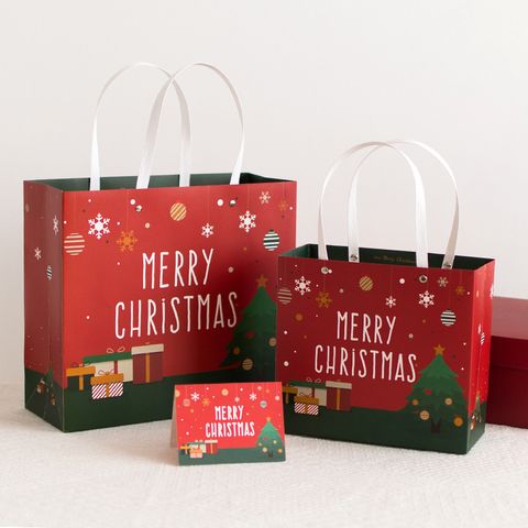 Christmas Letter Paper Party Gift Bags 1 Piece