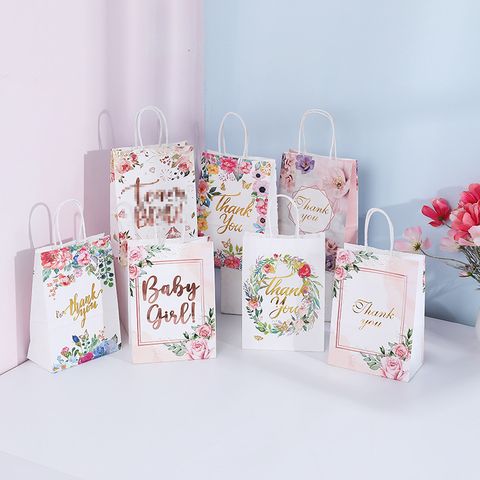 Letra Flor Papel Kraft Fiesta Suministros Para Envolver Regalos