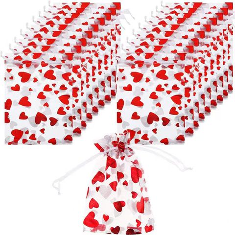 Sweet Heart Shape Cloth Party Gift Bags