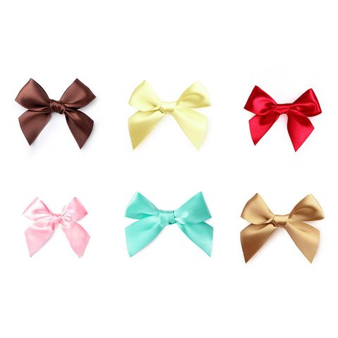 Cute Solid Color Cloth Bow Decoration