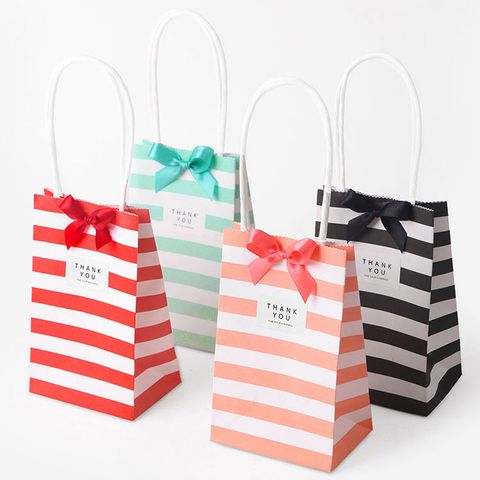 Sweet Stripe Paper Party Gift Bags