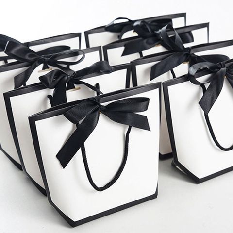 Solid Color Paper Gift Bags