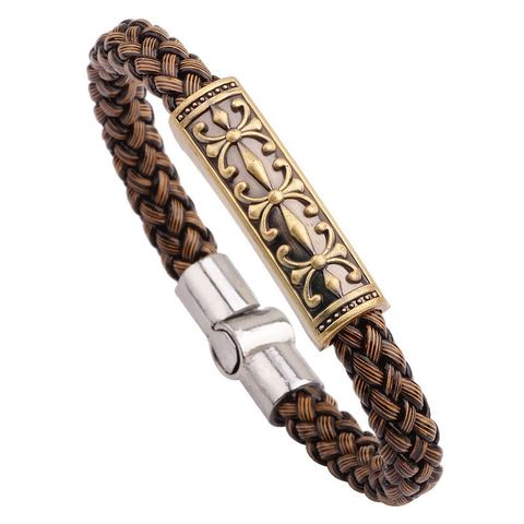 Punk Solid Color Alloy Bracelets