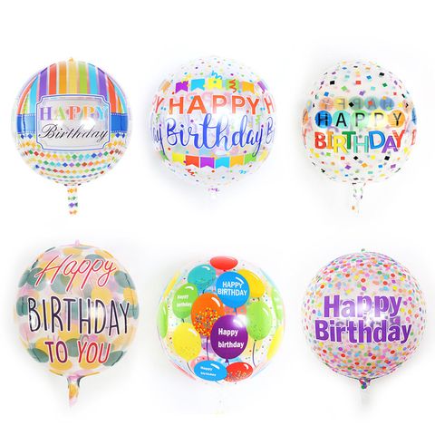 Birthday Letter Aluminum Film Party Balloon