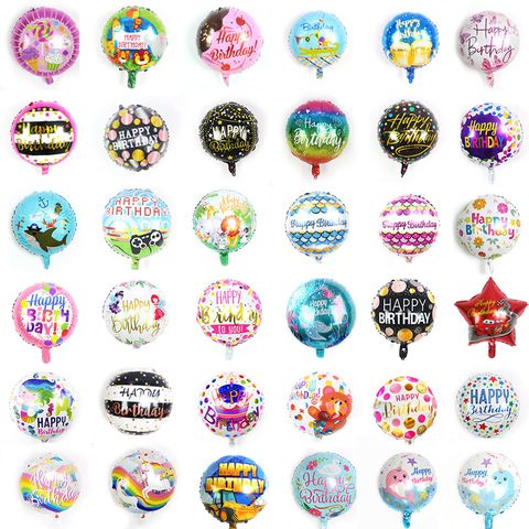 Birthday Letter Star Candy Aluminum Film Party Balloon
