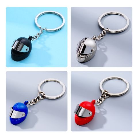 Cool Style Solid Color Alloy Handmade Plating Bag Pendant Keychain 1 Piece