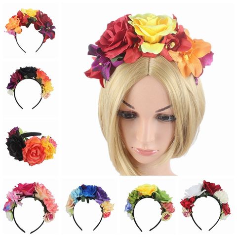 Fashion Flower Cloth Party Hair Band Costume Props 1 Piece