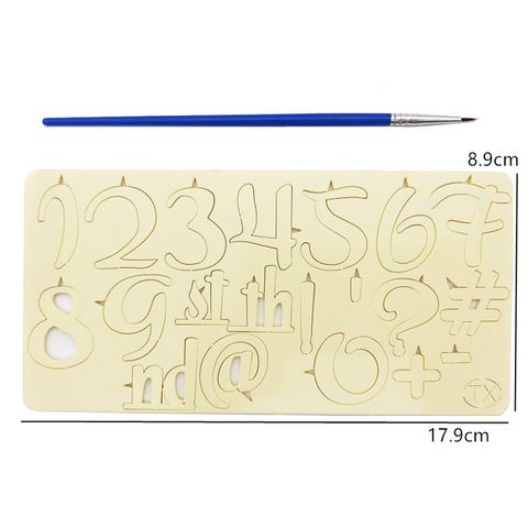 Birthday Number Plastic Party Cake Decorating Supplies