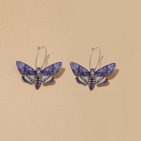 Fashion Butterfly Arylic Earrings 1 Pair