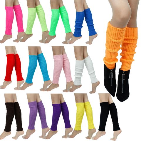 Women's Basic Solid Color Acrylic Mesh Over The Knee Socks
