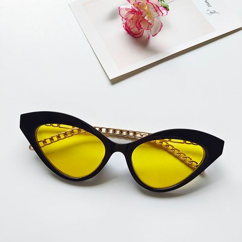 Unisex Fashion Leopard Pc Resin Cat Glasses Sunglasses