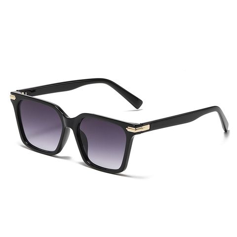 Unisex Fashion Gradient Color Pc Square Sunglasses