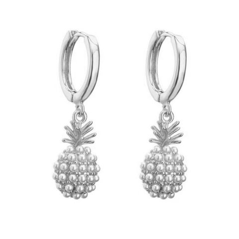 Fashion Star Heart Shape Pineapple Alloy Inlay Artificial Pearls Rhinestones Rings Earrings