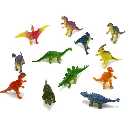 12 Mini Dinosaurio Tyrannosaurus Rex Pterosaurus Modelo De Juguete