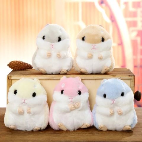 Cute Soft Little Hamster Keychain Handbag Pendant Little Mouse Doll Plush Toys