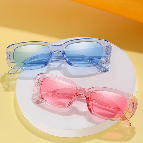 Mode Farbblock Pc Quadrat Vollbild Sonnenbrille Der Frauen