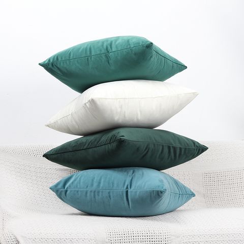 Fashion Solid Color Chemical Fiber Pillow Cases