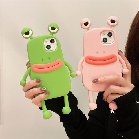 Cute Frog Silica Gel   Phone Cases