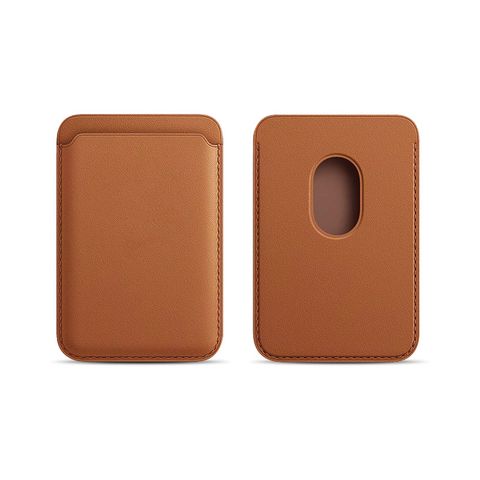 Unisex Pu Leather Solid Color Business Square Open Card Holder