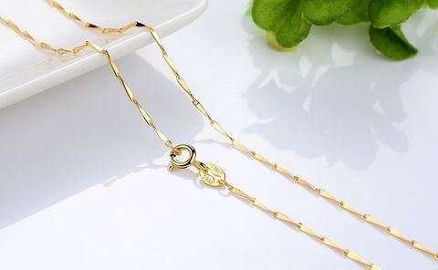 Simple Style Solid Color Copper Necklace Copper Necklaces