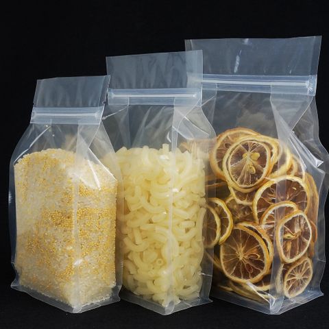 Solid Color Pe Food Packaging Bag 100 Pieces