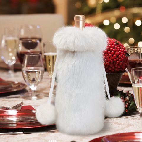 Christmas Solid Color Wool Family Gathering Tableware